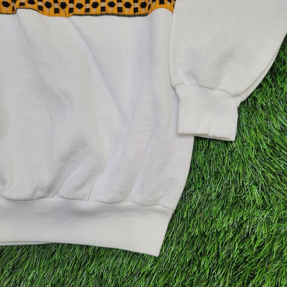 Vintage San-Francisco Tribal Collared Sweatshirt XL 23x28 USA - Picture 13 of 13